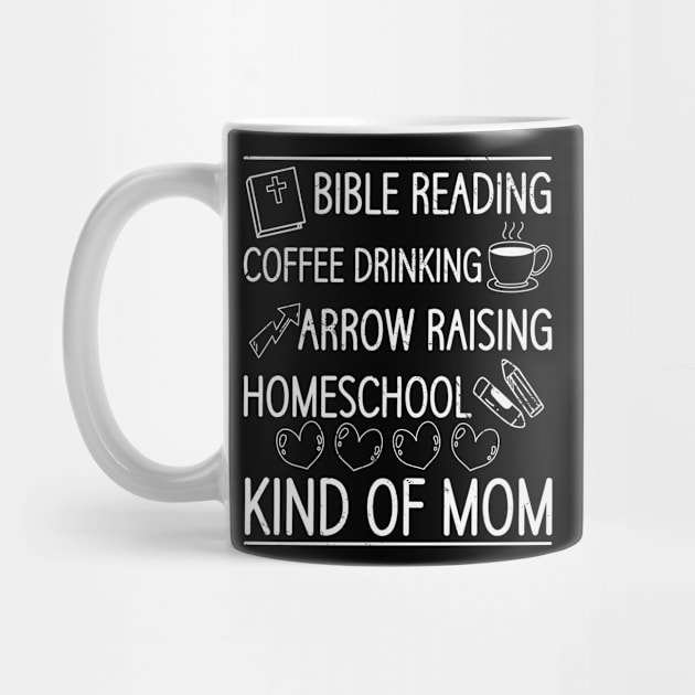 Coffee Drinking Bible Reading Homeschool Mom by Tom´s TeeStore